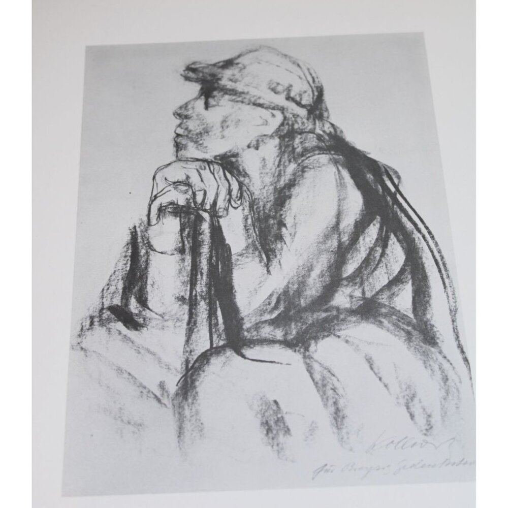 KATHE KOLLWITZ Worker Resting Mother with Sleeping Child Print 92379 Kaethe